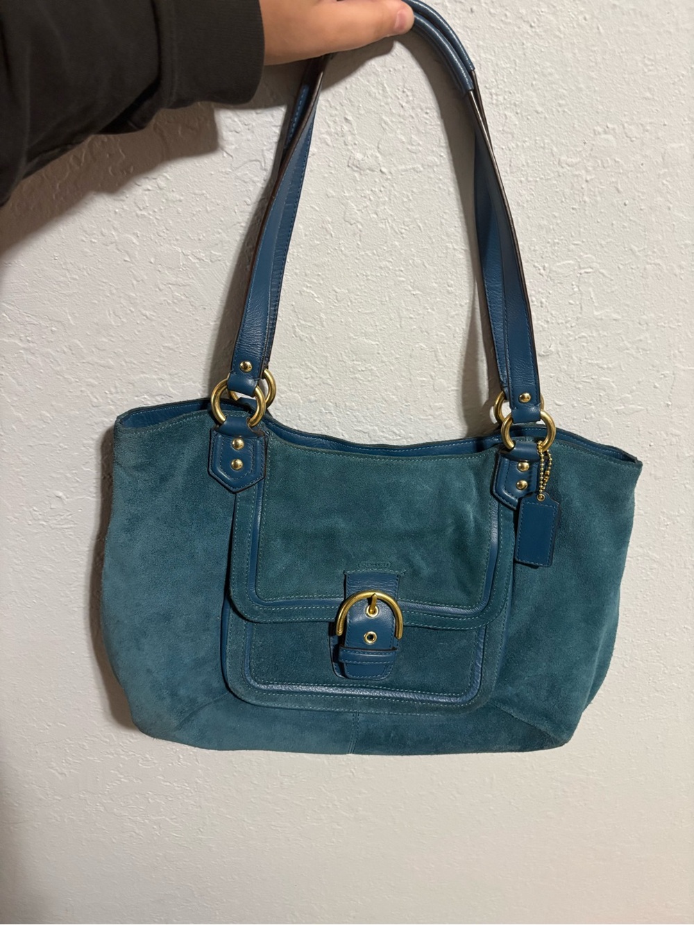 Coach Campbell Suede Belle Carryall
